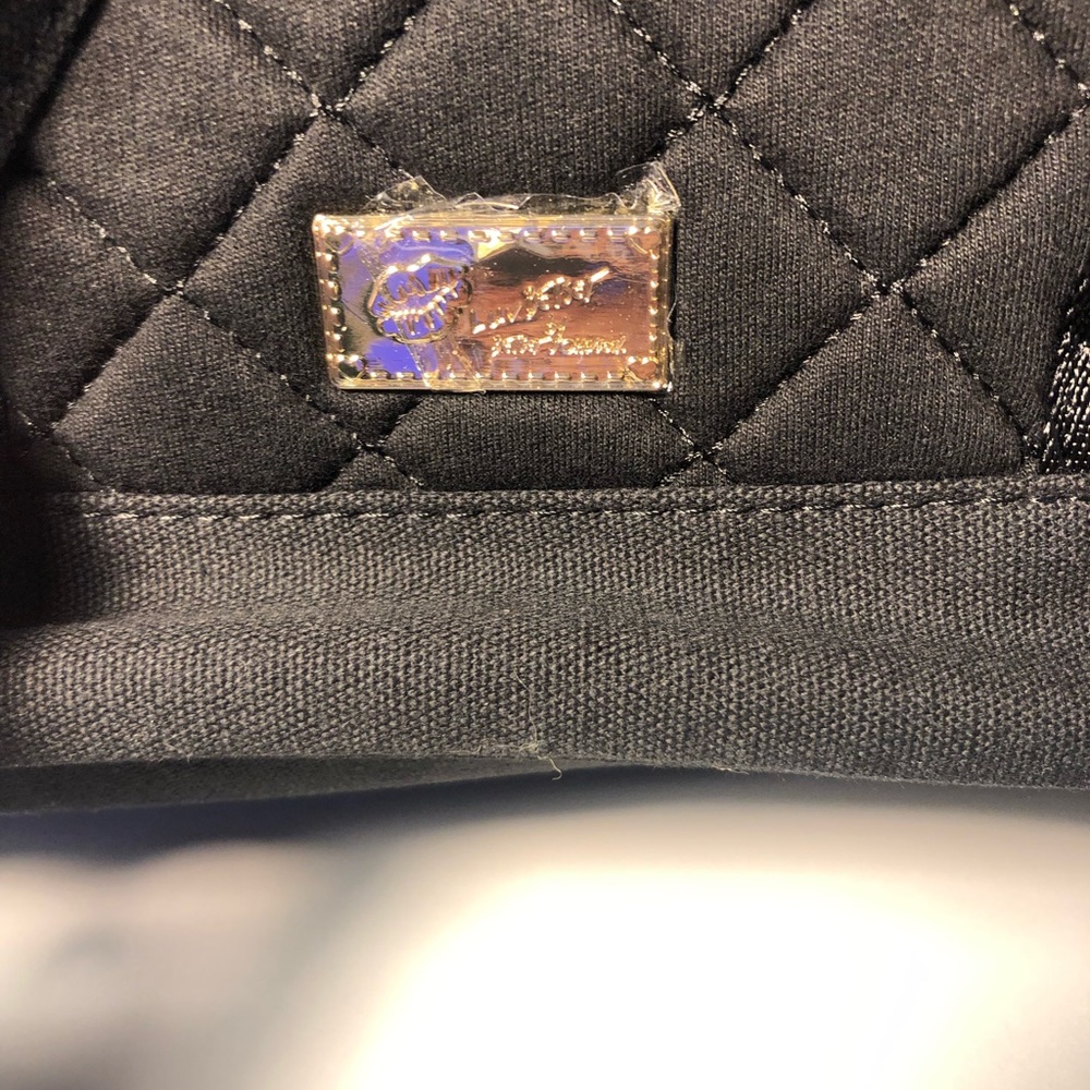 Betsey Johnson Canvas Quilted Cat Backpack - Picture 2 of 7